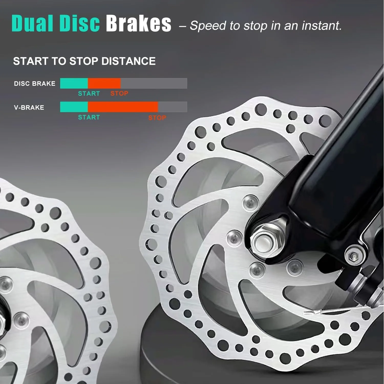 دراجة جبلية YTYIN مقاس 27.5 بوصة، تحويل 21 سرعة، فرامل قرصية، دراجة للبالغين مع شوكة تعليق، مثالية للمغامرين