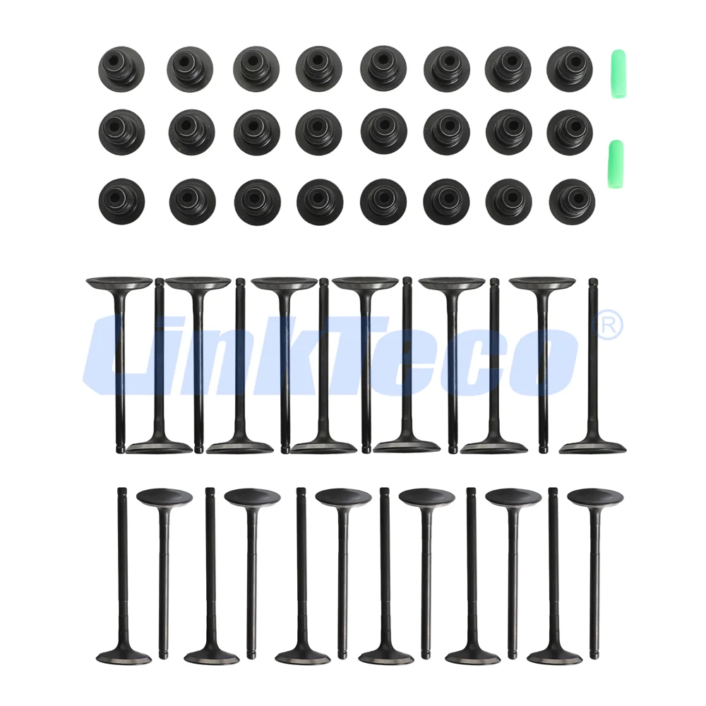 Engine Intake&Exhaust Valves Stem Seal Fit 3.3 3.5 3.7 L For 07- 22 Ford F-150 Transit Edge Mustang Explorer Lincoln MK Mazda 6