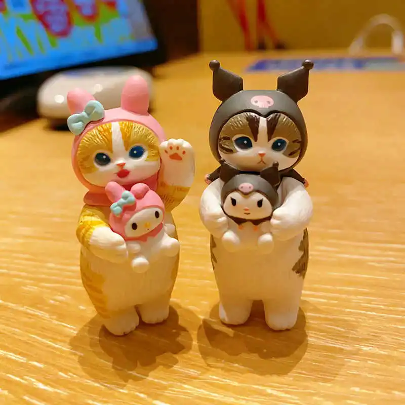 Qitan الحلقة 1 ثلاثة أرجل نورس X Mofusand Co وصفت عبر خلع الملابس دمية الملتوية البيض القط Fushandi دمى هدايا #6