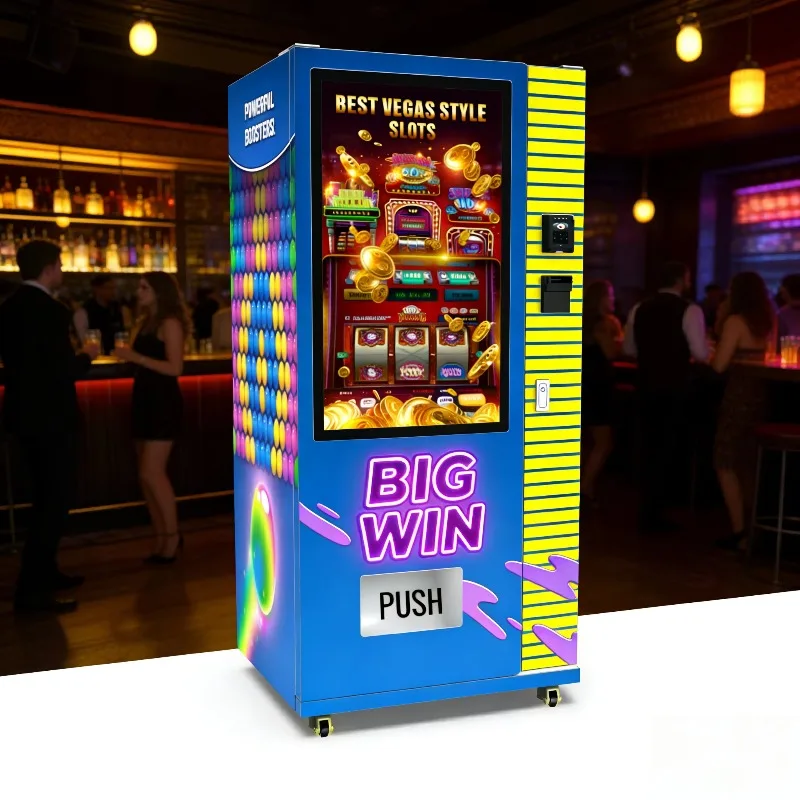 Compact Lottery Machine Fixed on the Ground Big Screen Lucky 24 Types Lotteries 24h Service US SDK for Stores Customized