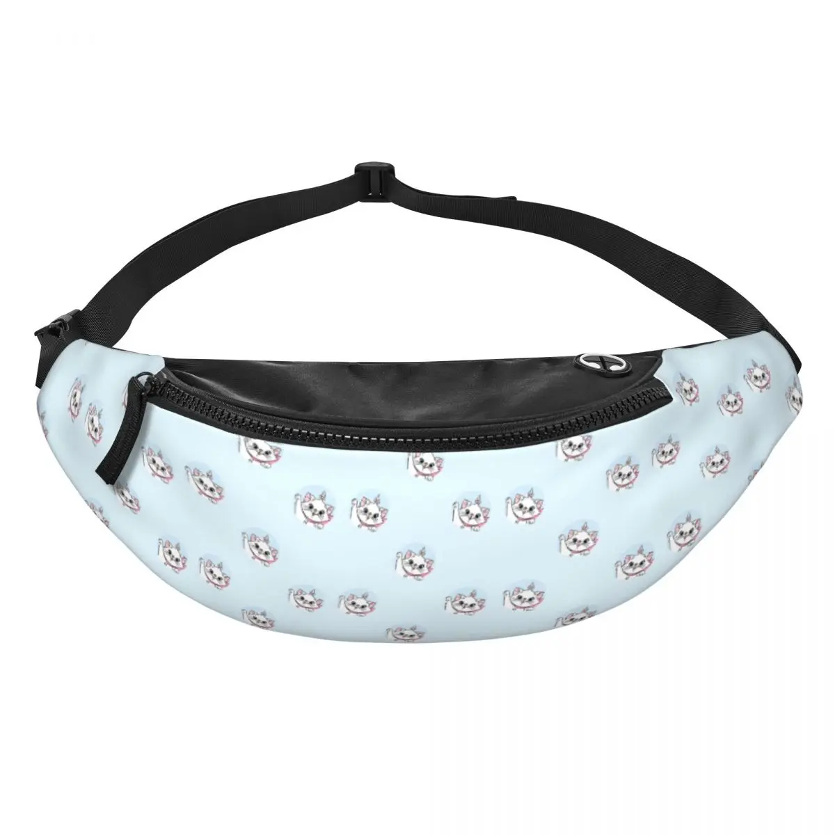 

Custom M-Marie Cat Cartoon Fanny Pack for Men Women Fashion Crossbody Waist Bag Travel Hiking Phone Money Pouch
