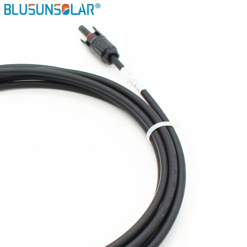 BLUSUNSOLAR 5pcs 10 Metre Solar Cable 4mm2 with Connectors