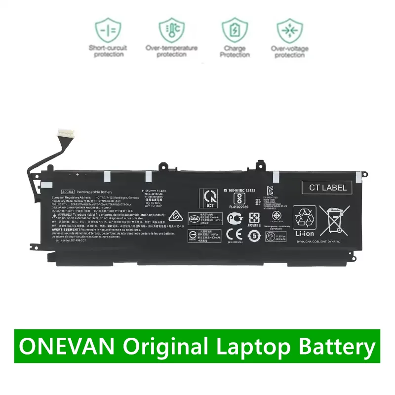 ONEVAN AD03XL Laptop Battery For HP Envy 13-AD000 13-AD101TX AD-105TX Series HSTNN-DB8D 921439-855 921409-271 ADO3XL 1 sold