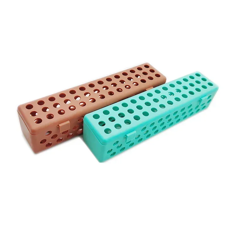 

Autoclavable Surgical Instrument Container Sterilization Green and Brown Box Suitable for Extraction Forceps Dental Pliers