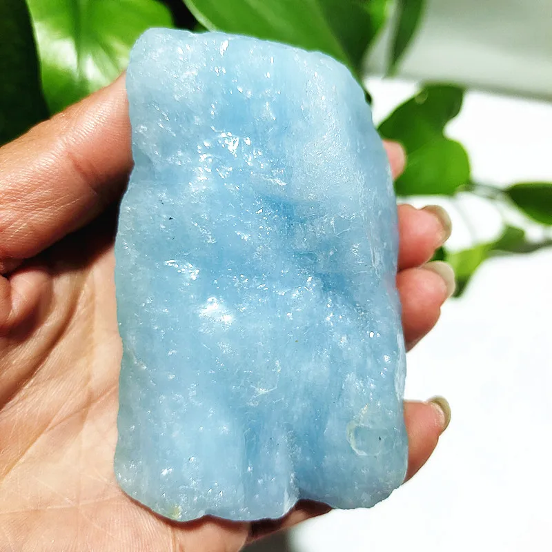 Natural Stone Aquamarine Raw Crystal Ore Gem Martial Arts Spiritual Meditation Healing Home Feng Shui Crystals Decoration