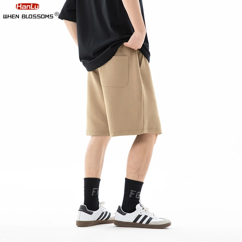 Men's Shorts 2024 Summer New Fashion Stereoscopic Printed  Cotton Shorts Streetwear Trend Casual Loose Sporty knee length Shorts