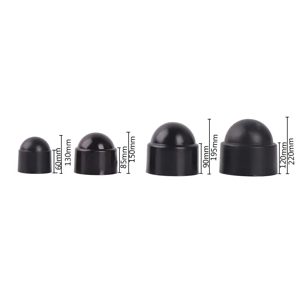 10Pcs M8 Protection Dome Bolt Caps Nut Covers Plastic Exposed