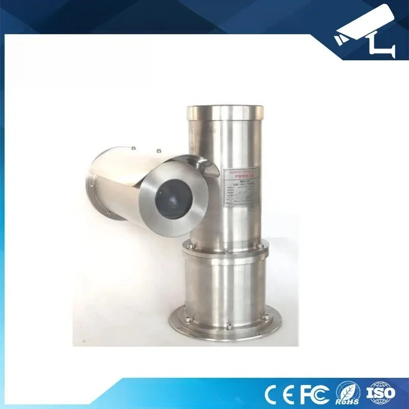 Caméra PTZ panoramique et inclinable antidéflagrante IP68 anti-corrosion CCTV avec vision nocturne IR