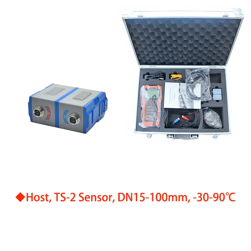 Handheld Ultrasone Flowmeter TUF-2000H Draagbare Clamp-on Ultrasone Waterstroommeter IP68 Digitale Vloeistof Pijpleiding Sensor