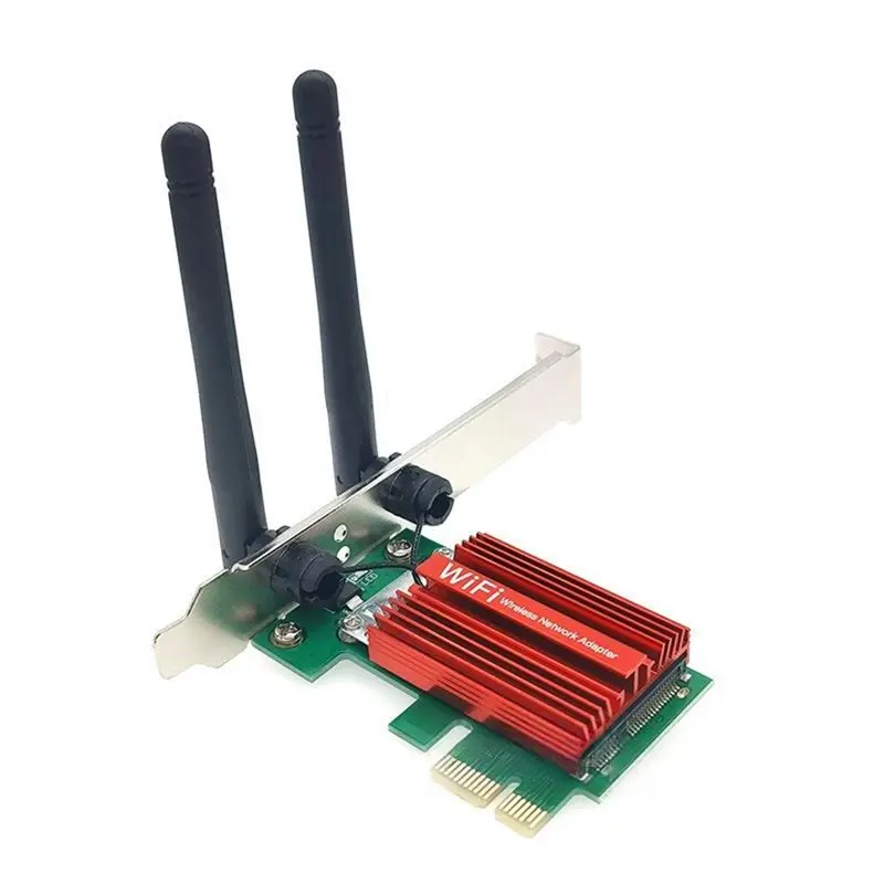 X64A-Dual-Band 2.4G/5G 600Mbps Internal Wireless Network Card Pcie Adapter For Desktop PC Wi-Fi Expansion Module