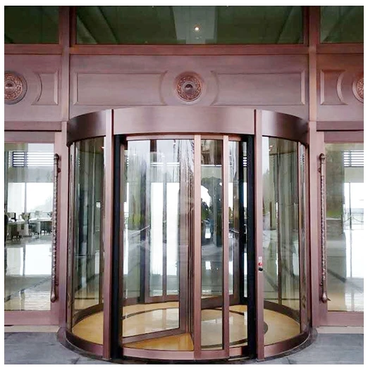 Revolving Door Series Two-Flap Modern Luxury Antomatic Revolving Door For Hotel Entry