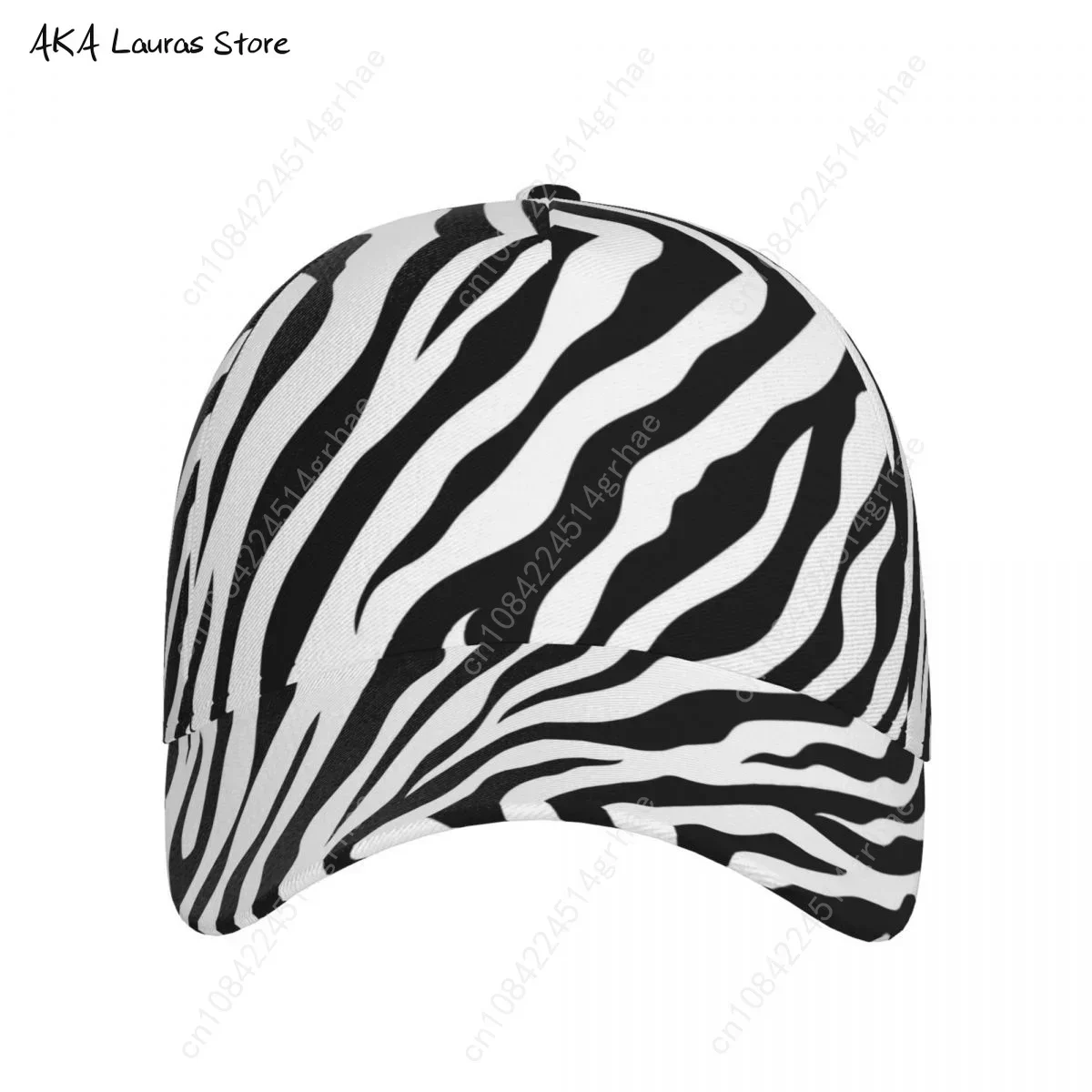 Zebra Print Background Baseball Cap Hat for Men Women Hip Hop Hats Trucker capUnisex