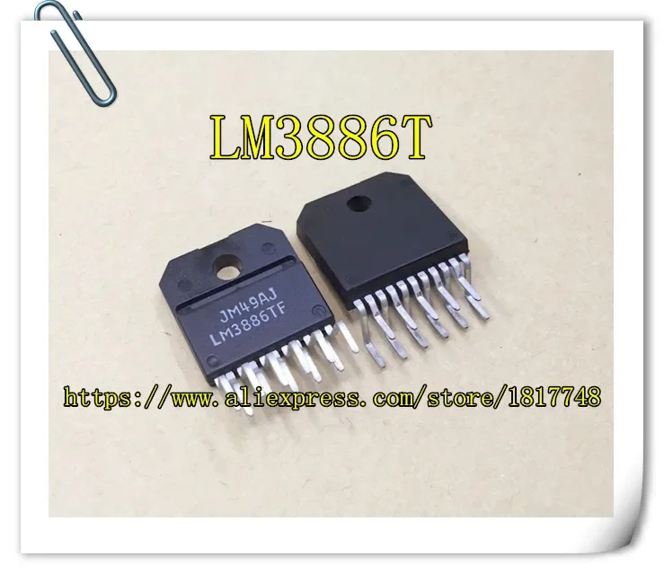 5 teile/los LM3886TF LM3886T LM3886 ZIP IC Fieber power verstärker chip IC Neue original