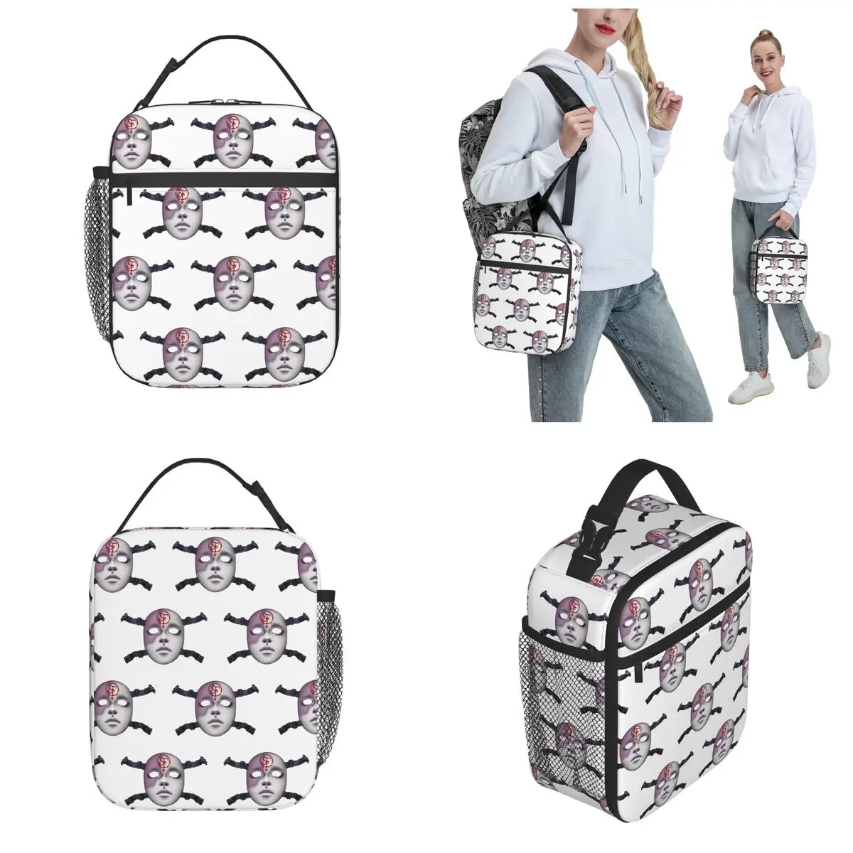 Insulated Lunch Bag Game Sally Face It's A Prosthetic Fans Lover Accessories gaming Food Box Y2K Thermal Cooler Lunch Box