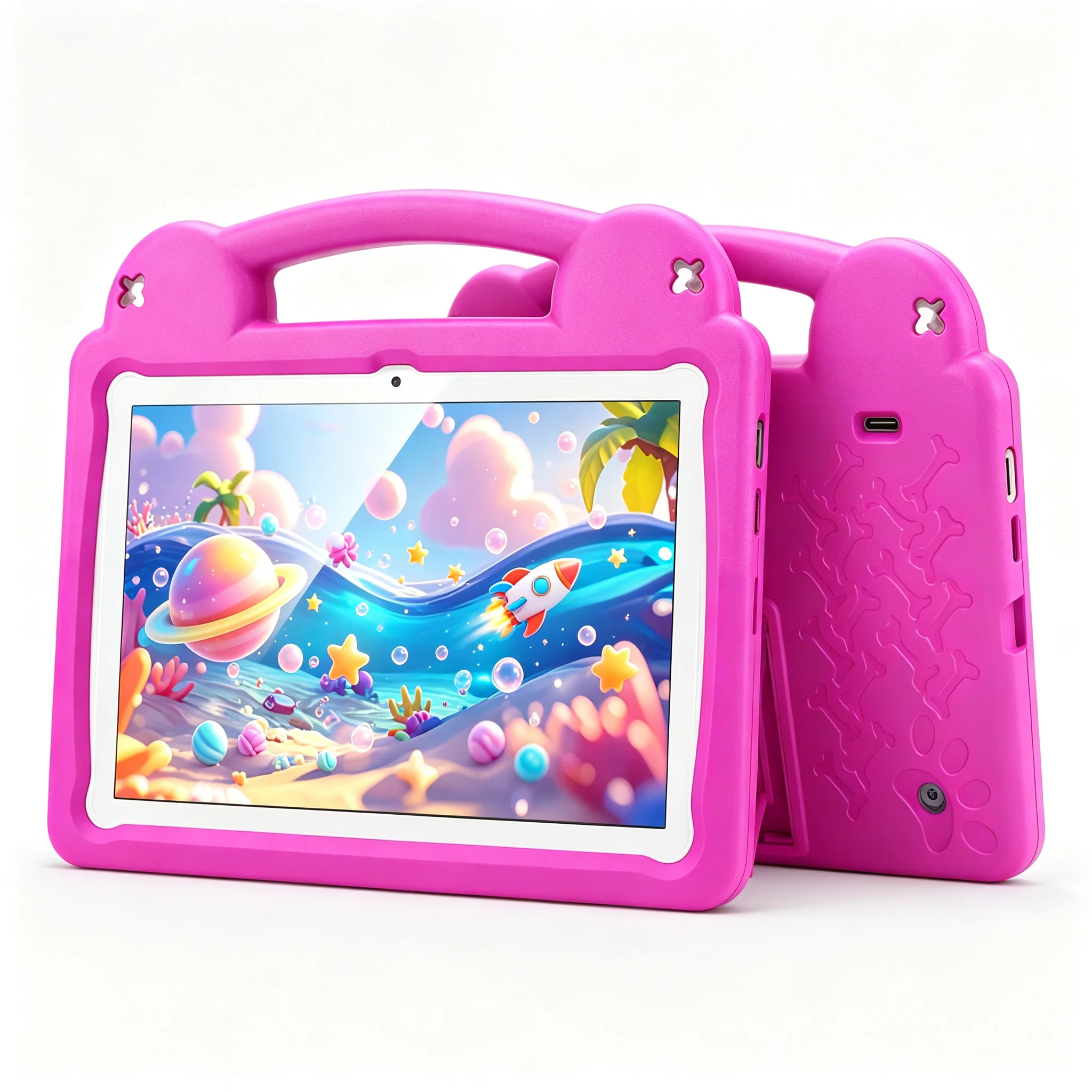 Paitanry Children's Tablet 10.1 Inch Octa-Core CPU A333 8GB(3+5 Expand) RAM 64GB ROM HD Display WIFI 6 Android 15 5000Mah