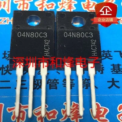 Original New 5PCS / SPA04N80C3 04N80C3 TO-220F 800V4A TO220F