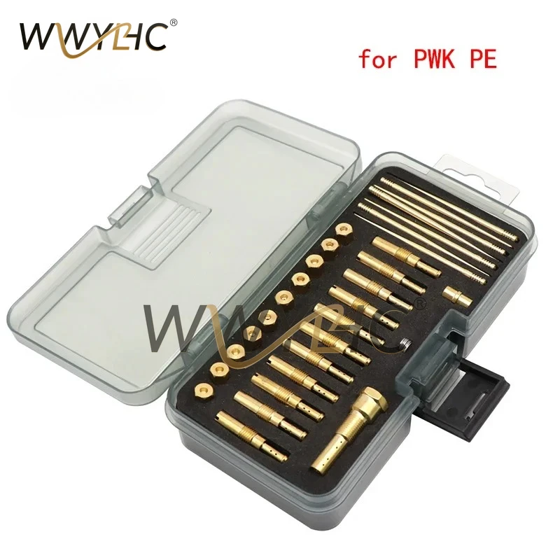 26-28  21-34 Carburetor Super Presisi Repair Kit with Slide Needle  Pilot Main Jet Niddle House