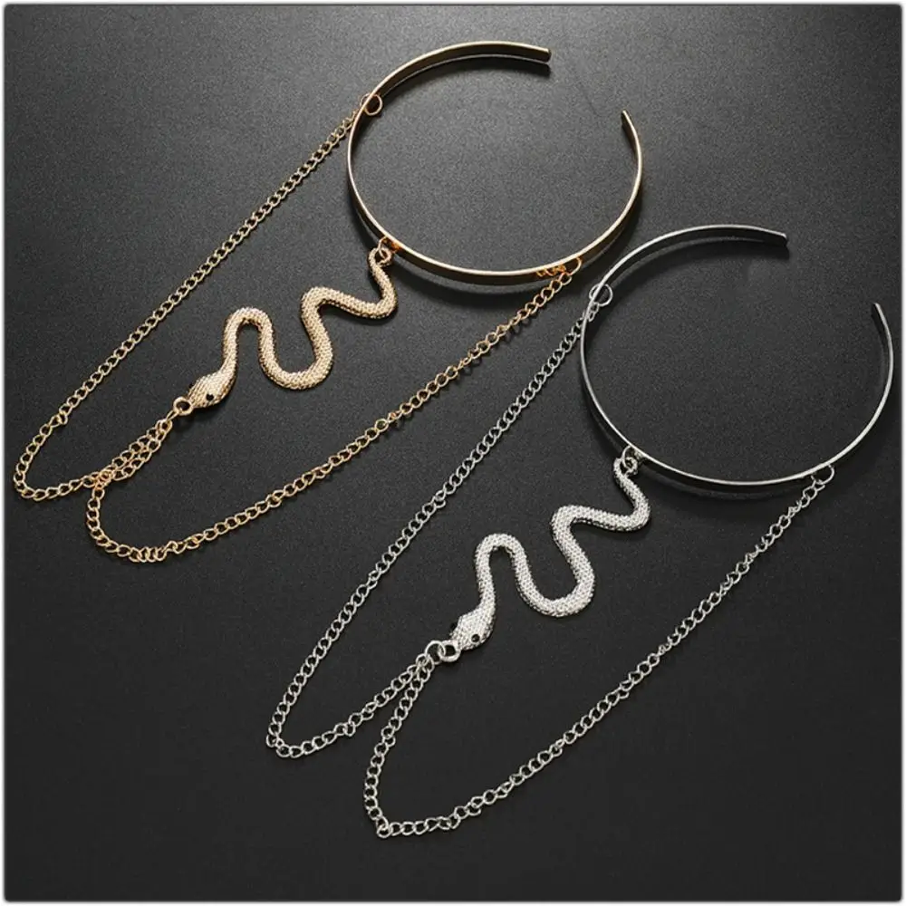 Chaîne de bras à pampilles en métal, réglable, à la mode, rétro, large ouverture, accessoires de bijoux, nouvelle collection