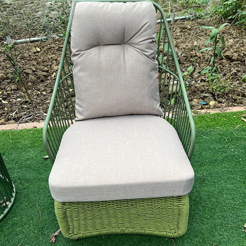 Outdoor Rattan Stuhl Möbel Balkon Innenhof kreative Rattan Freizeit Garten Villa Modell Zimmer Wohnzimmer Rattan Sofa