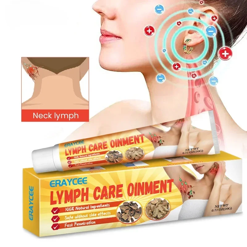 

Herbal Lymphatic Detox Cream Breast Armpit Anti-Swelling Lymph Node Treat Neck Armpit Chest Lymph Medical Ointment Health Care