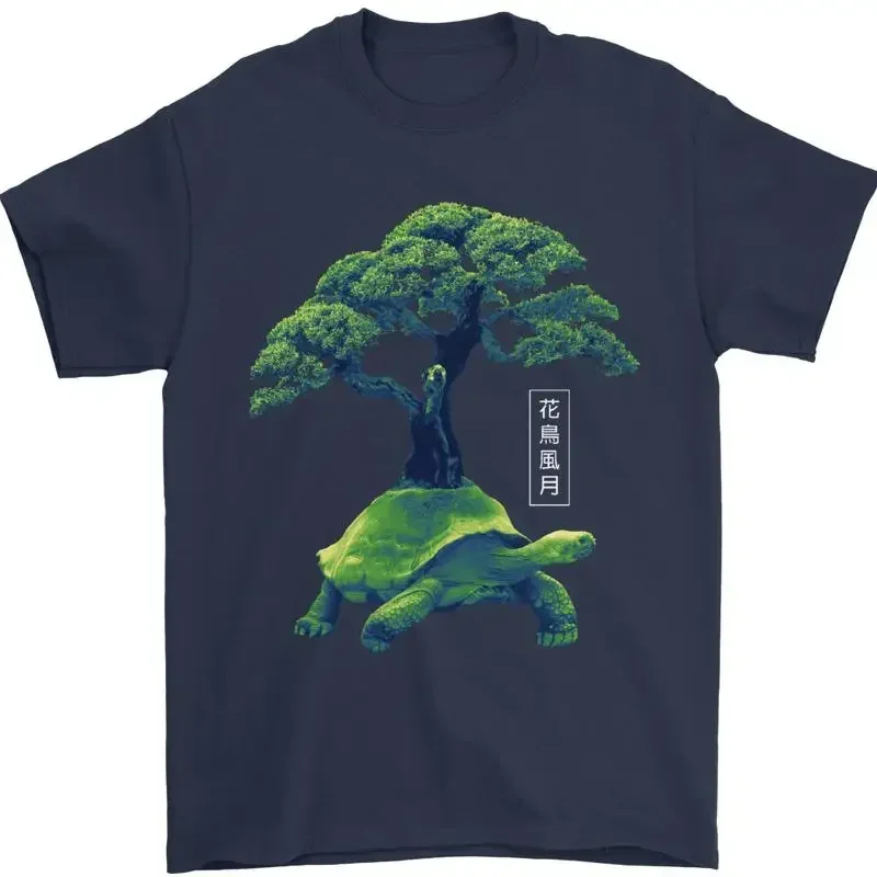 Men's Abstract Tortoise Tree 100% Cotton T-Shirt