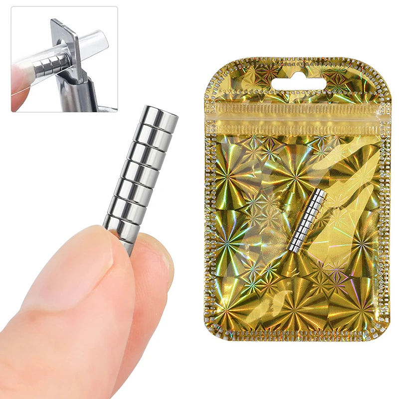 10pcs Easiest Durable Little Magnets Nail Tips Cutters False Tips Edge Cutters Tip To Get Your Tips The Same Length In Seconds