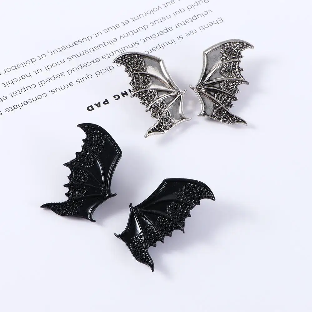 

2Pcs/set Vintage Alloy Female Girls Hair Bangs Clip Hair Accessories Women Hair Clips Bat Wings Hairpin Korean Style Barrettes