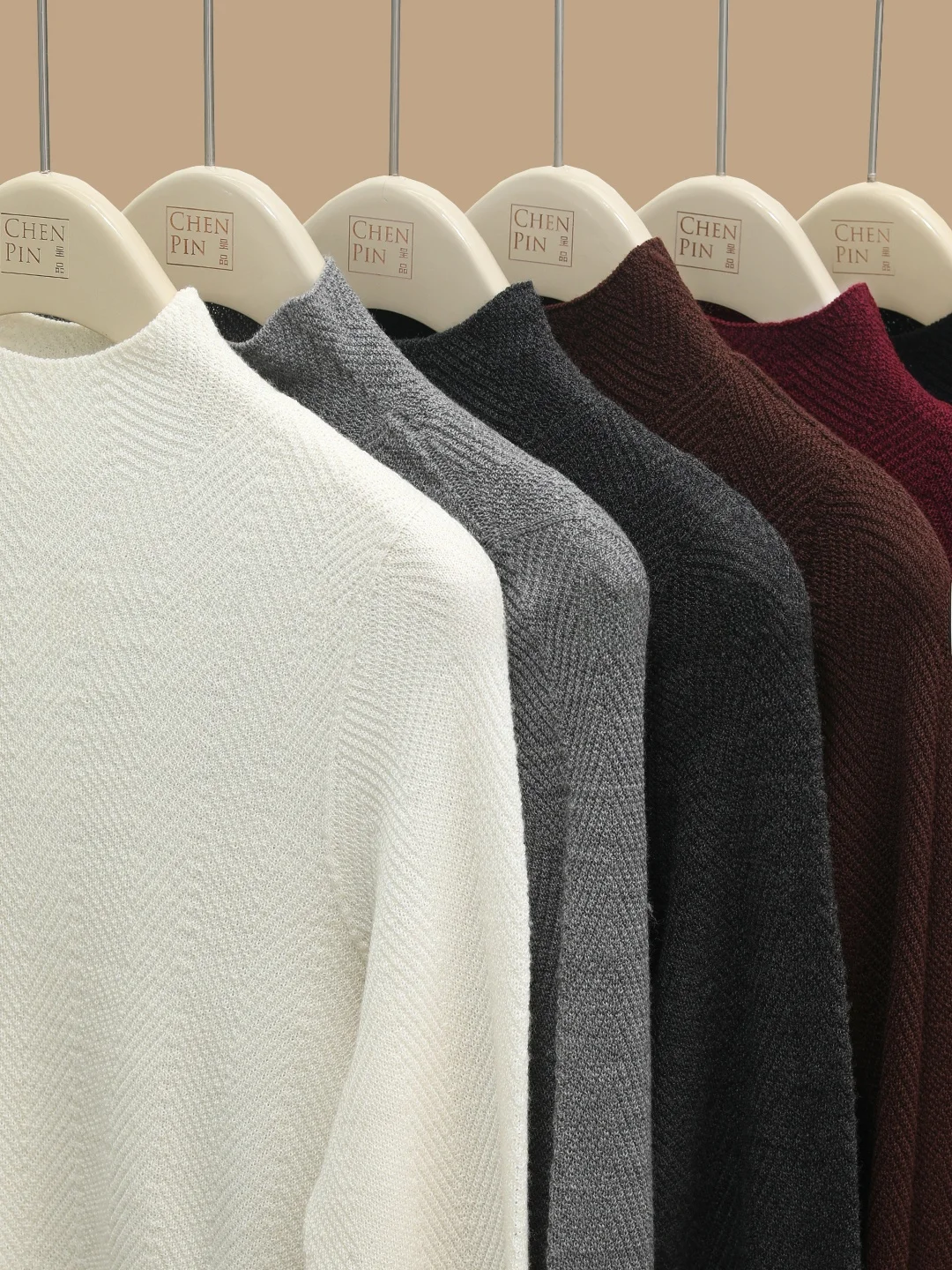 

Slim Fit Woolen Base irt f High Collar Versatile Inner Wear Casual Sle Long Sve Knitted Top for Women Autumn Season