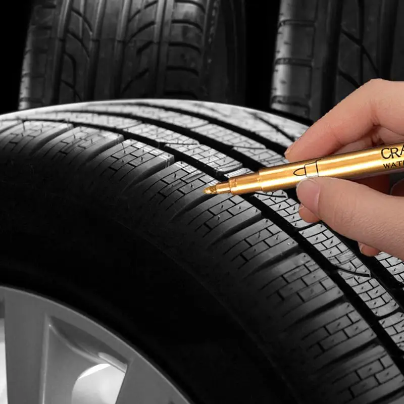 Marcador de prata com Double Nib Design, marcador Sharpie para arte pintura desenho de cartão, cores douradas e cobre