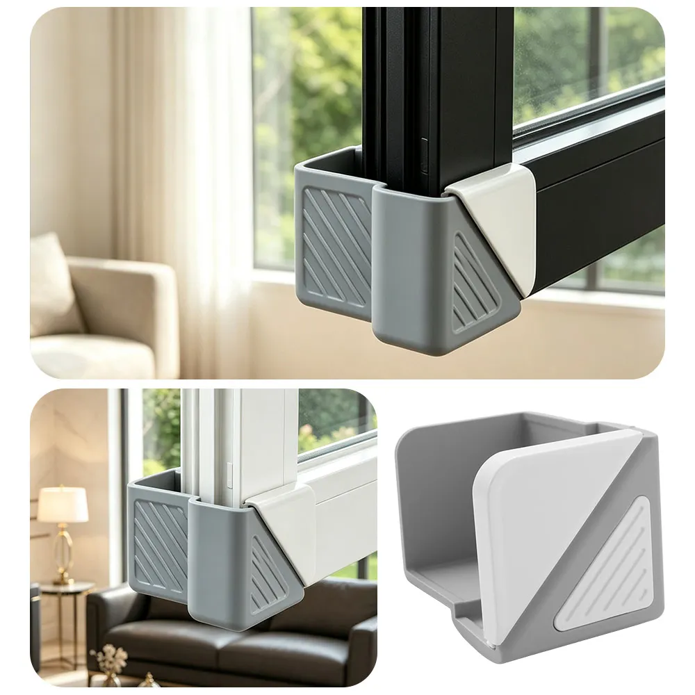 Soft Silicone Window Corner Protector Buffer Structure Sharp Corner Cushion Safety Bumper Comprehensive Wrap Corner Guard