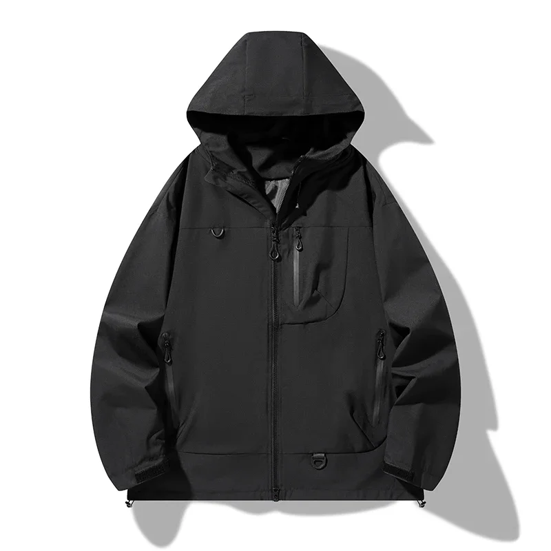 

Gorasio Men Jacket Men's Work Clothes Spring Autumn Windproof Waterproof Jacket Men's Mountaineering Suit Trendy Couple's Jacket