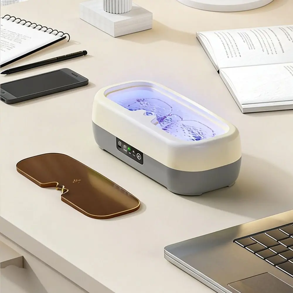 High Frequency Automatic Ultrasonic Cleaner 3 Modes Multifunctional Jewelry Washing Machine 360 Degree Cleaning High Capacity