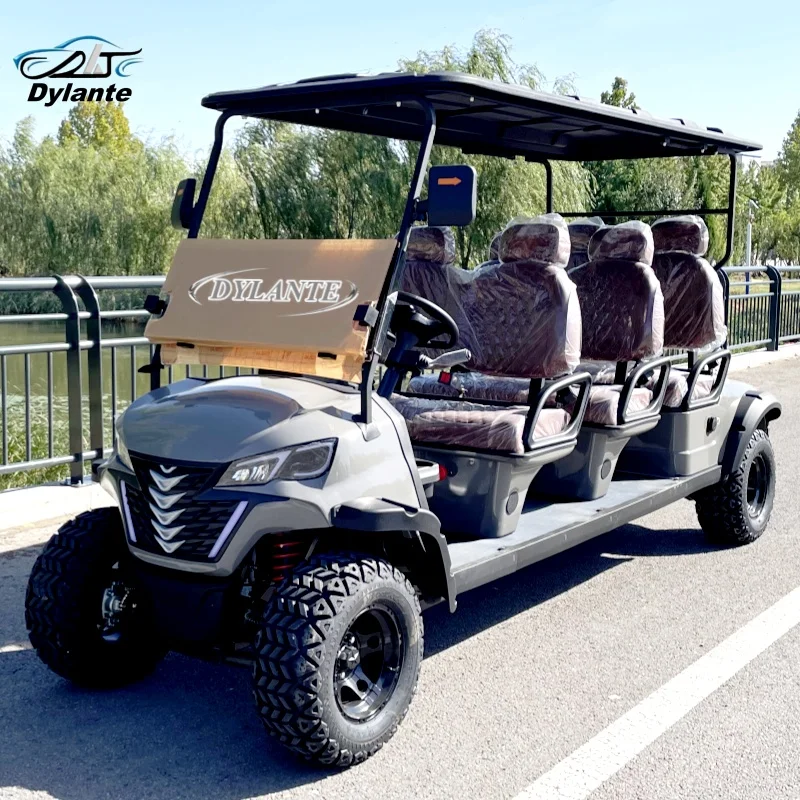 

Custom 2 4 6 8 Seater Electric Golf Cart Accessories 5000W Hunting Car Scooter Off Road Electric Golf Cart
