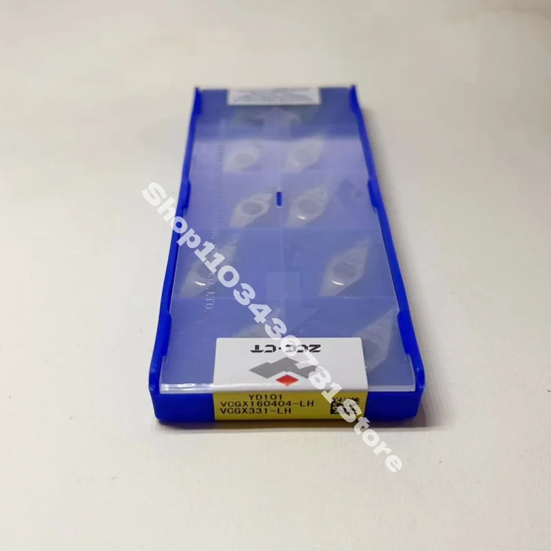 

VCGX160402-LH YD101 /VCGX160404-LH YD101 /VCGX160408-LH YD101 /VCGX160412-LH YD101 CNC turning tool blade carbide inserts 10PCS