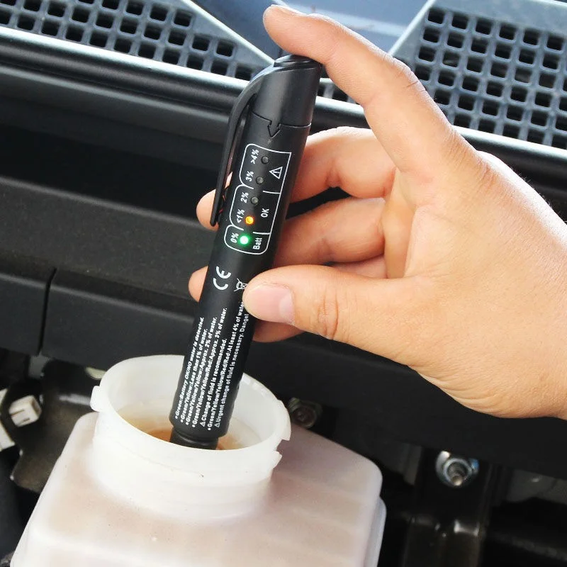 Brake Fluid Tester Accurate Oil Quality Diagnostic Tools Universal LED Indicator Liquid Testing Pen Car Diagnostic Detector