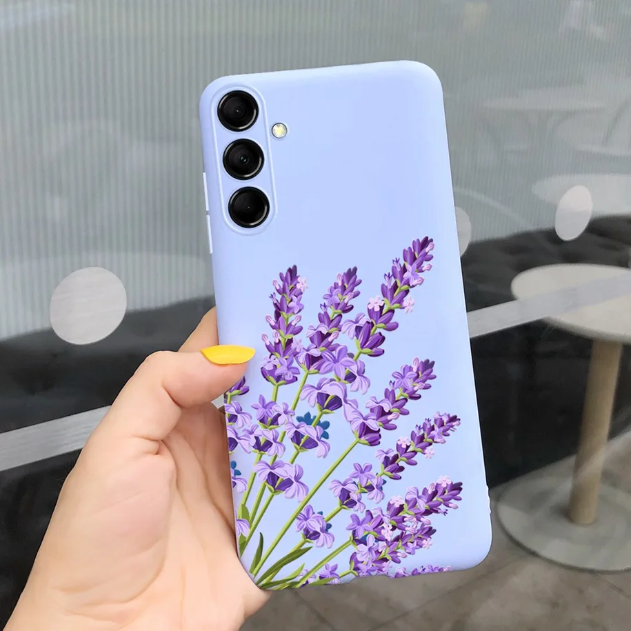For Samsung A54 A34 5G Case For Samsung A24 4G Cover Cute Daisy Slim Matte Soft TPU Phone Funda For Samsung A 24 A 34 A 54 Coque