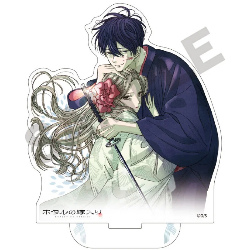 HOT Firefly Wedding Anime15cm Kirigaya Satoko Goto Shinpei Acrylic Stand Keychains Desk Decorations Fan Gifts Animation Cartoons