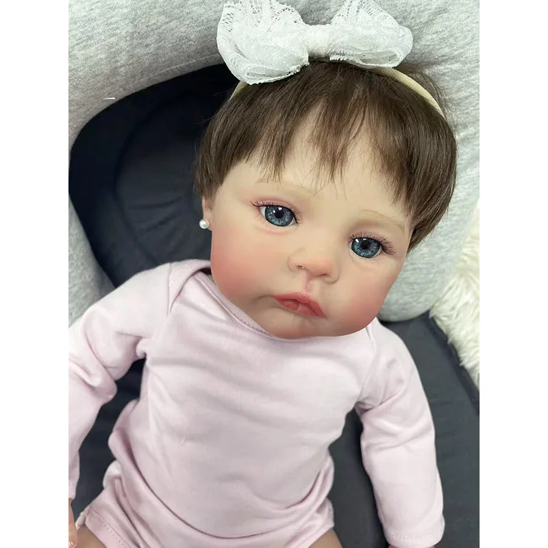 Nouveau-né Bébé Fille Reborn Butter Meadow, Soft Cuddly Body, Lifelike Soft Touch, 3D Skin with Visible Veins Art Butter, 49cm