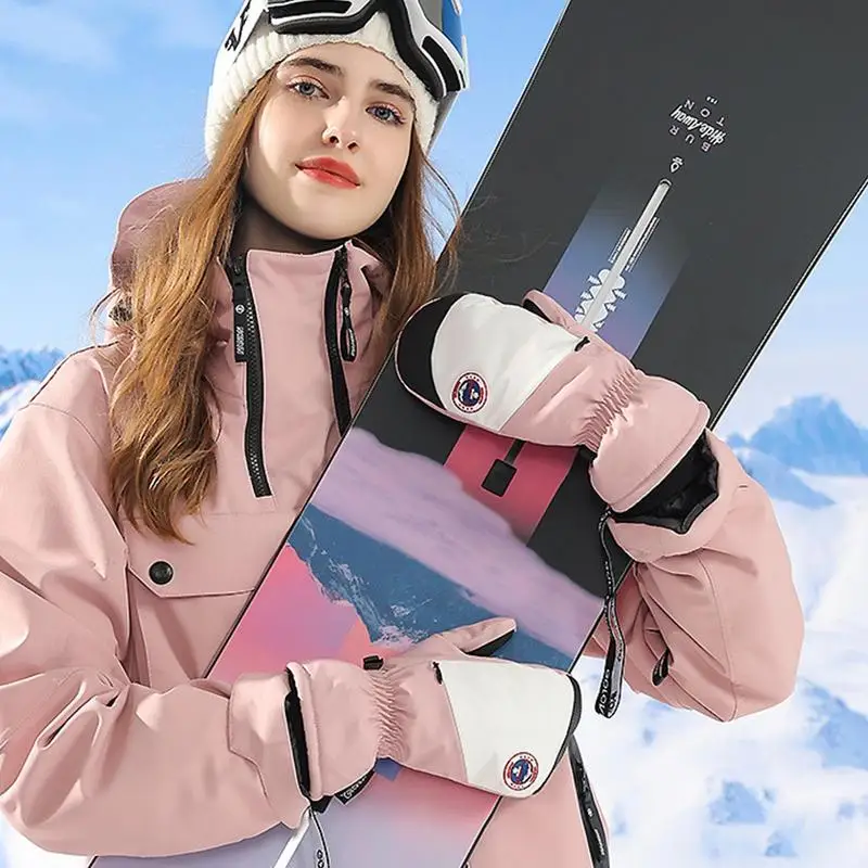 Ski Gloves Snowboard Gloves Waterproof Winter Warm Gloves Cold Weather Touchscreen Mittens For Men Women Skiing Snowboarding
