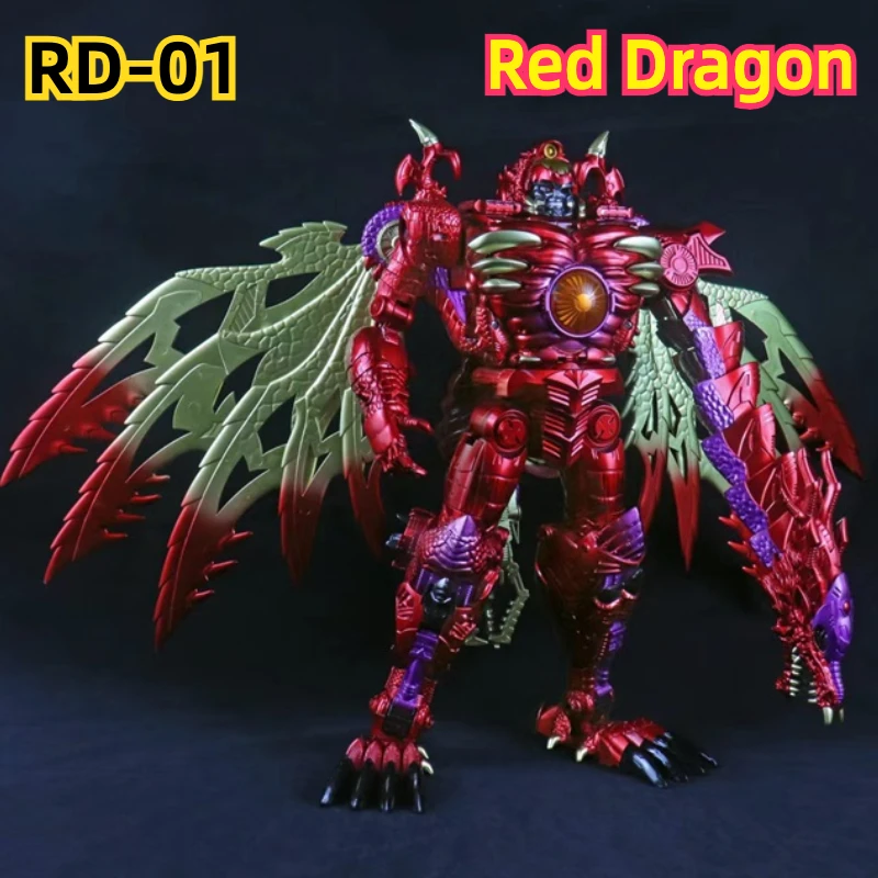 

IN STOCK Transformation BMB TAIBA RD-01 RD01 Large Size BW MG Red Dragon Beast Wars Transformation Action Figure Collection Toy