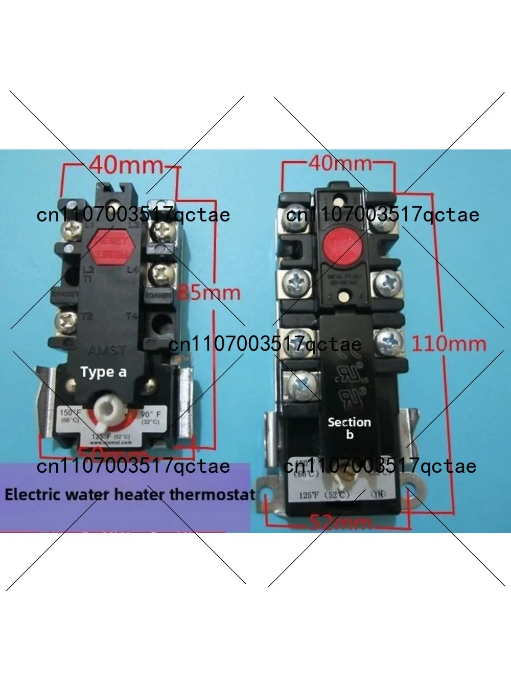 Electric Water Heater Thermostat Hotel Villa Boiler Volumetric Water Heater Thermostat Temperature Controller