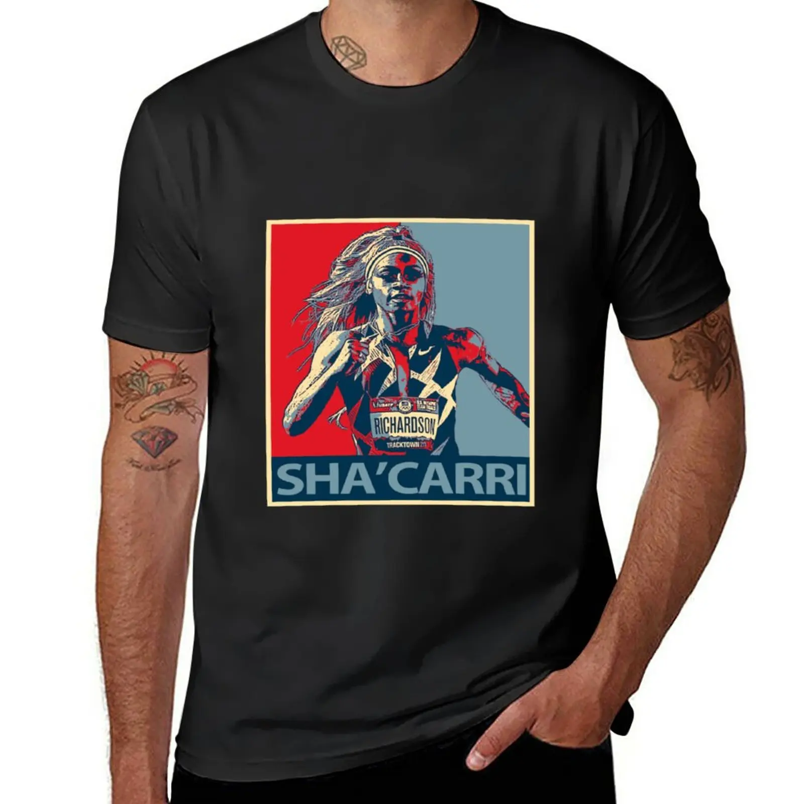 

New Shacarri Richardson T-Shirt tees shirts graphic tees vintage clothes Tee shirt Men's clothing