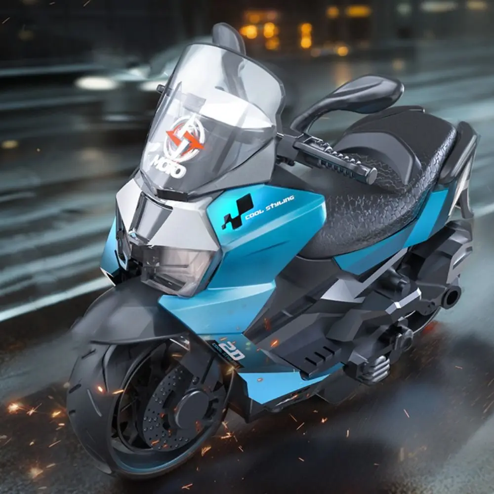 Miniature Alloy Motorcycle Model Inertia Vehicle Simulation Motorcycle Alloy Crafts Motorcycle Pull Back Home Decoration