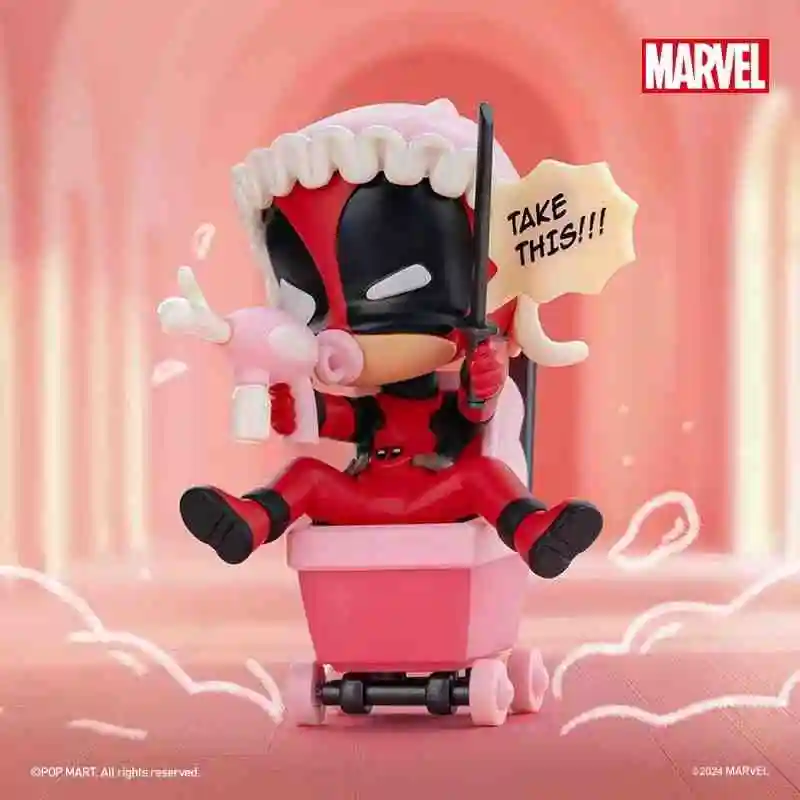 Marvel Deadpool Series Blind Box Anime Figurka Model Mini Model Film Zabawka Animacja Pulpit Tide Play Moda Prezent Dekoracja Lalka