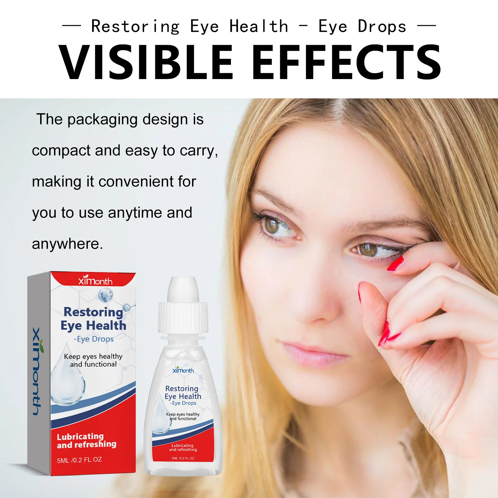 Cataract Removal Eye Drop Improve Blurred Vision Restore Eyesight Relieve Eyeball Infection Dry Itching Red Eyes Treatment Drop