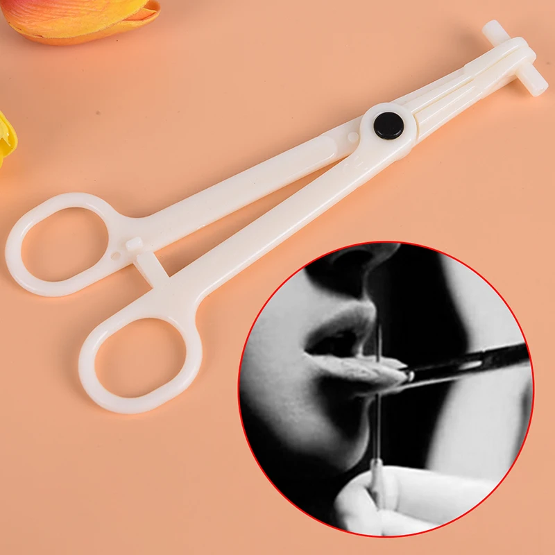 Ear Lip Navel Nose Tongue Septum Forcep Clamp Plier Tool For Body Piercing