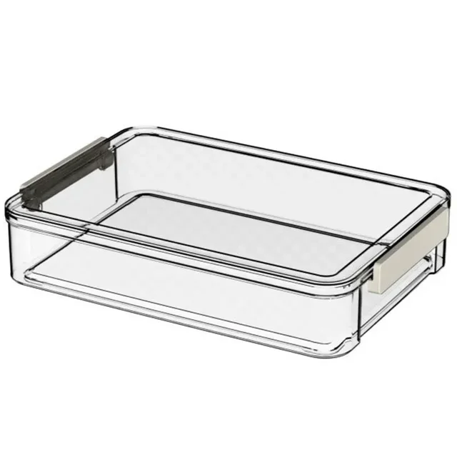 Transparent Acrylic New Desktop Paper Storage Box A4 File Document Exam Paper Organizer Household Dust Proof Card Holder Case