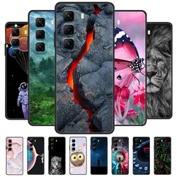For Infinix Hot 50 Pro 4G Case X6881 Cover Soft Silicone Case Silicone TPU For Infinix Hot 50 Pro Plus 4G Shockproof Phone Case