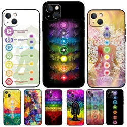 Mandala Chakra Yoga Silicone Phone Case For iPhone 11 14 12 13 Pro Max Mini 6 7 8 Plus SE 2020 X XR XS Max Coque