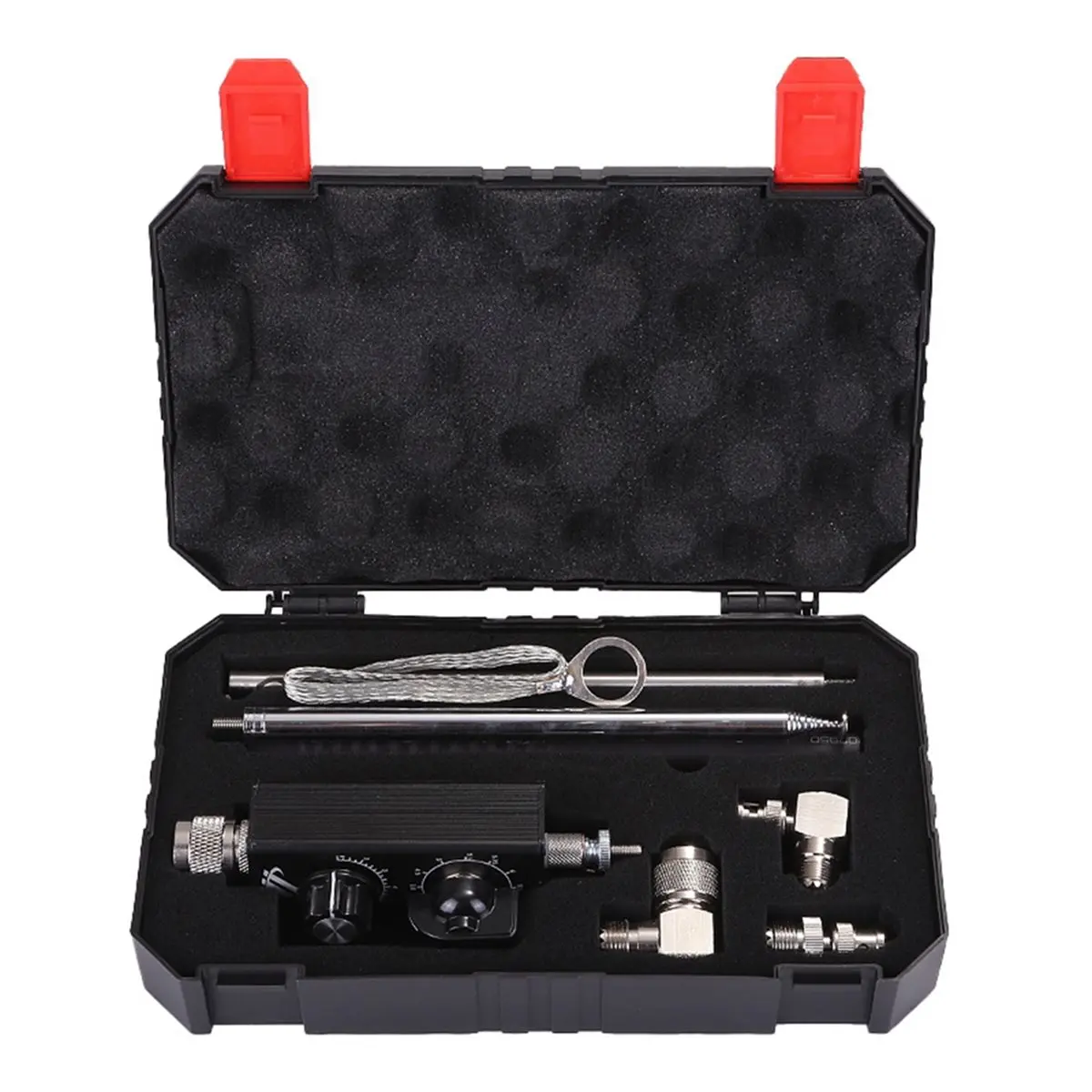 Mini-ANT 30W QRP Shortwave Antenna 1.8MHz-30MHz Full-Band Tuned Antenna with 4x Antenna Kit for Amateur Radio